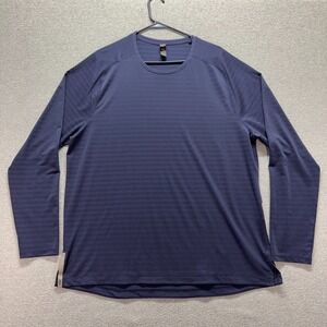 Rhone Shirt Mens 2XL Tee Shirt Blue Pullover Long Sleeve Performance Stretch